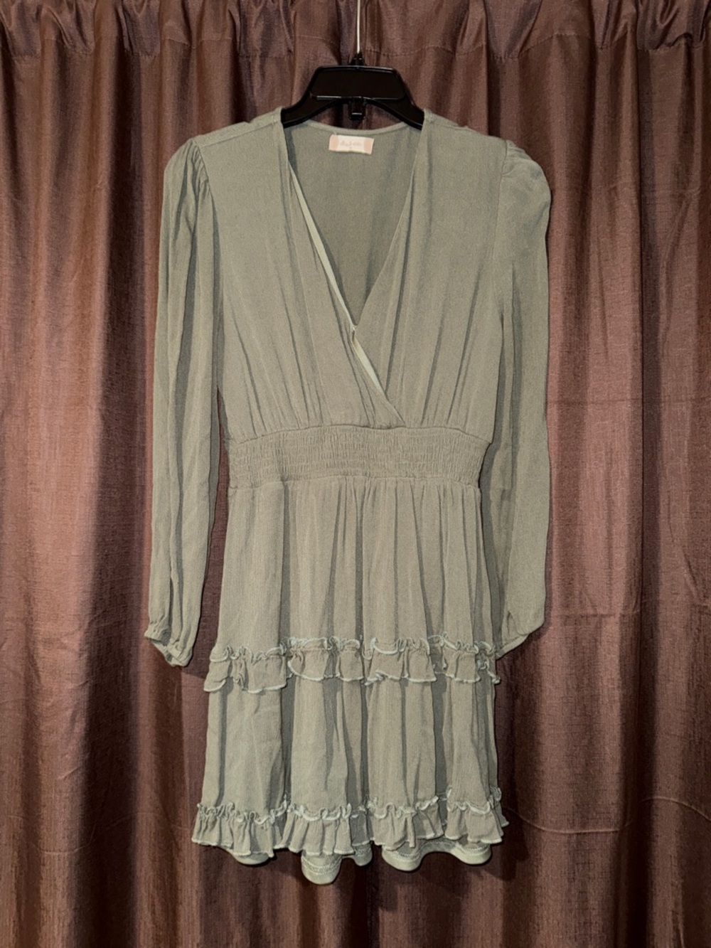 Altard State Green Ruffled Short Dress - Picture 2 of 8